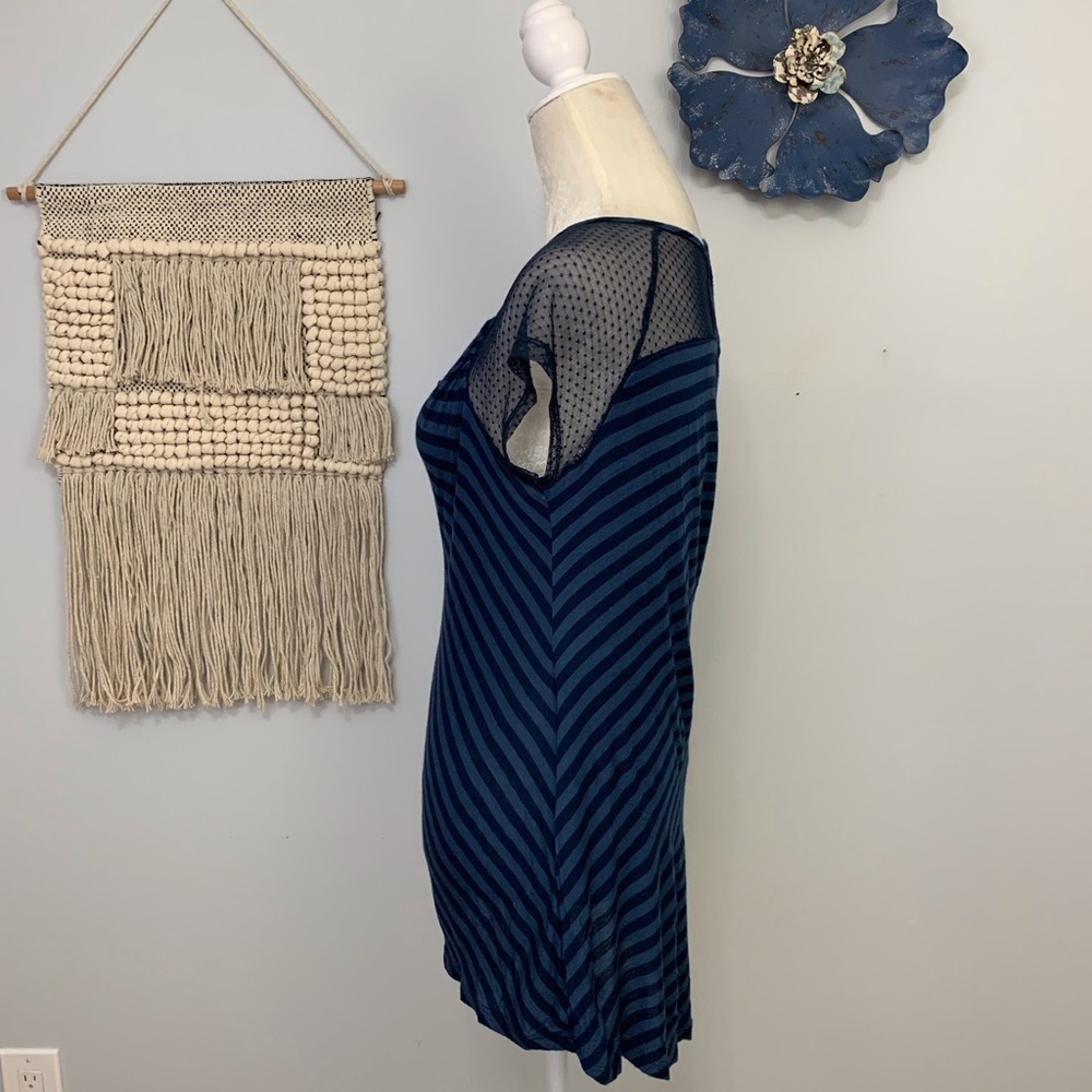 Anthropologie striped draped top - Picture 6 of 8